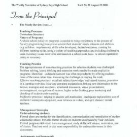 High Notes, Vol 1 No 25, 25 August 2000