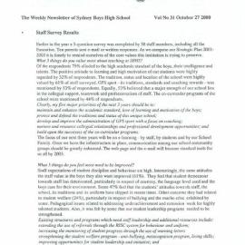 High Notes, Vol 1 No 31, 27 October 2000