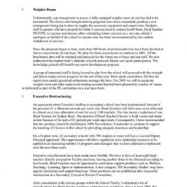 High Notes (From the Principal), Vol 1 No 32, 3 November 2000