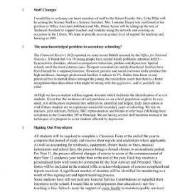 High Notes (From the Principal), Vol 1 No 34, 17 November 2000