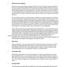 High Notes (From the Principal), Vol 1 No 36, 1 December 2000
