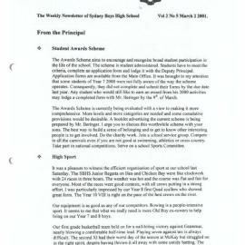 High Notes, Vol 2 No 5, 2 March 2001