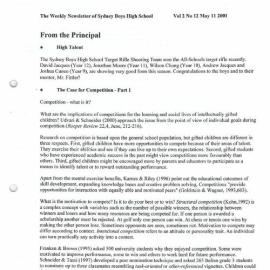 High Notes, Vol 2 No 12, 11 May 2001