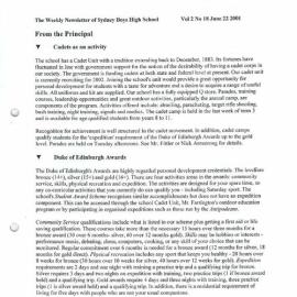 High Notes, Vol 2 No 18, 22 June 2001