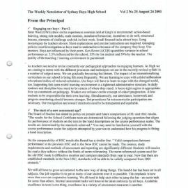 High Notes, Vol 2 No 25, 24 August 2001