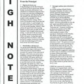 High Notes, Vol 3 No 6, 8 March 2002