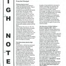 High Notes, Vol 3 No 11, 3 May 2002