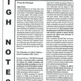 High Notes, Vol 3 No 12, 10 May 2002