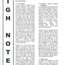 High Notes, Vol 3 No 15, 31 May 2002
