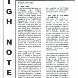 High Notes, Vol 3 No 17, 14 June 2002