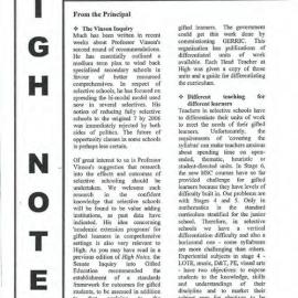 High Notes, Vol 3 No 24, 9 August 2002
