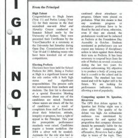 High Notes, Vol 3 No 28, 6 September 2002