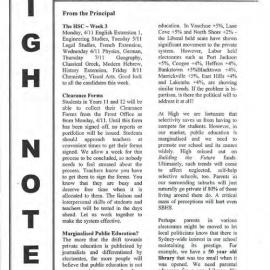 High Notes, Vol 3 No 34, 1 November 2002