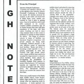 High Notes, Vol 3 No 38, 6 December 2002