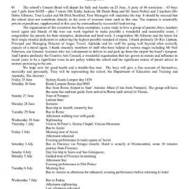 Principal's Newsletter, Term 2 1999