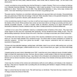 Principal's Newsletter, Term 4 1999