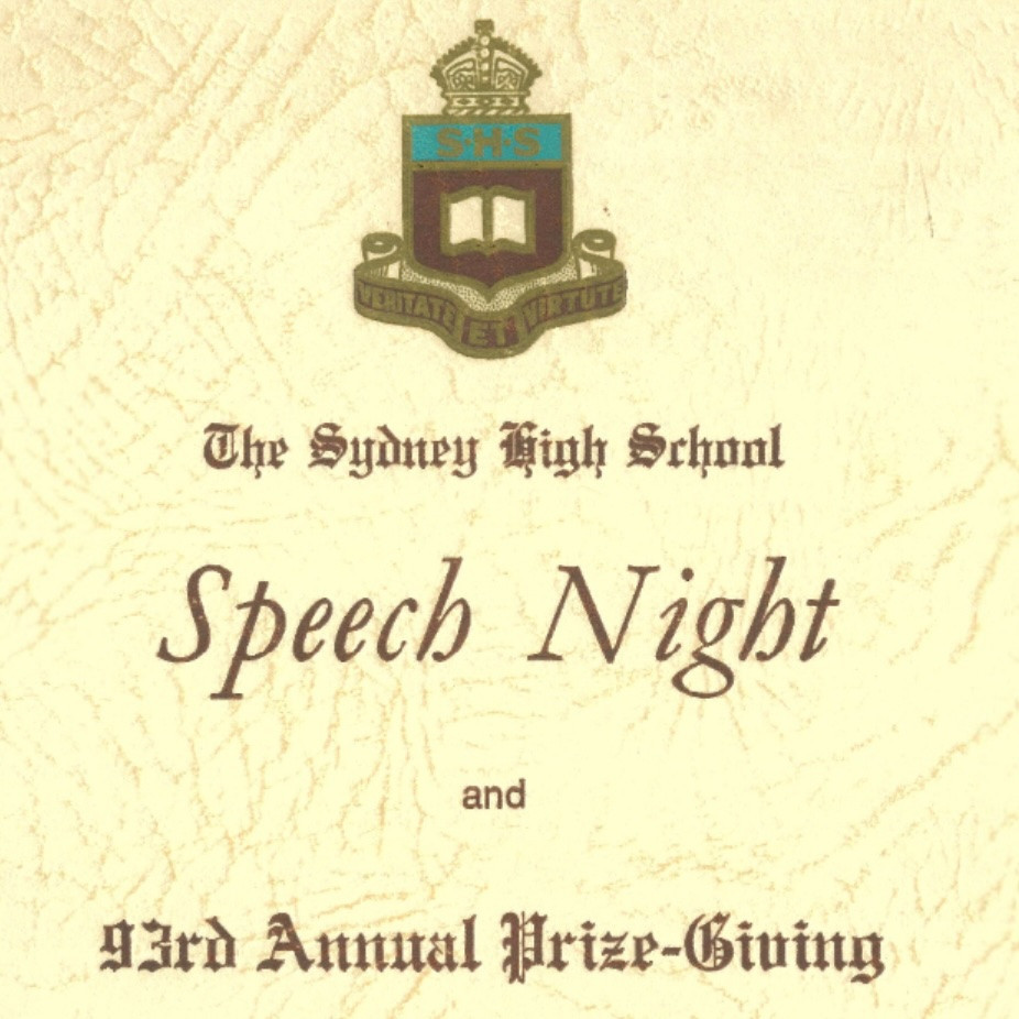 Speech Day or Night programs