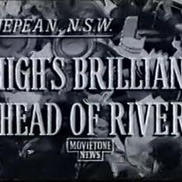 Nepean NSW: High's Brilliant Head of River, 1953