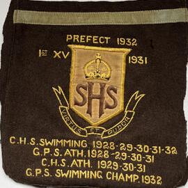 Blazer pocket - Reginald Vaughan ("Bluey") Clark (1932)