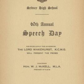 Speech Day 1943