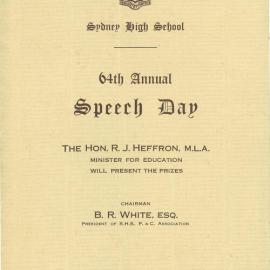 Speech Day 1947