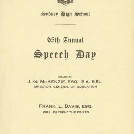 Speech Day 1948