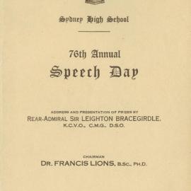 Speech Day 1959