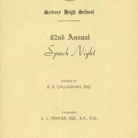 Speech Night 1965