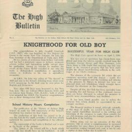 The High Bulletin, No 6, 10 February 1959