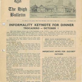The High Bulletin, No 8, 12 August 1959