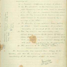 School Union - Minutes, 1921