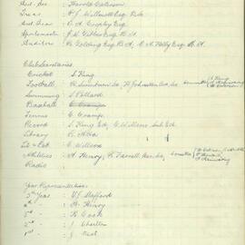 School Union - Minutes, 1924