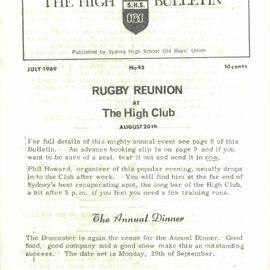 The High Bulletin, No 45, July 1969