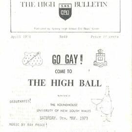 The High Bulletin, No 49, April 1970