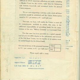 School Union - Minutes, 1934