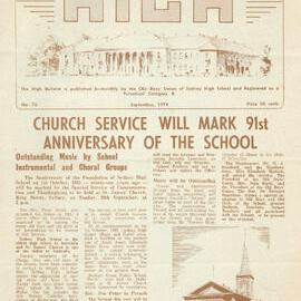 The High Bulletin, No 76, September 1974