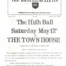 The High Bulletin, No 68, May 1973