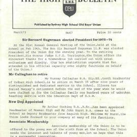 The High Bulletin, No 67, March 1973