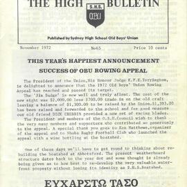 The High Bulletin, No 65, November 1972