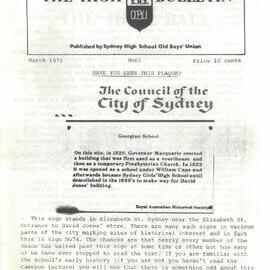 The High Bulletin, No 61, March 1972
