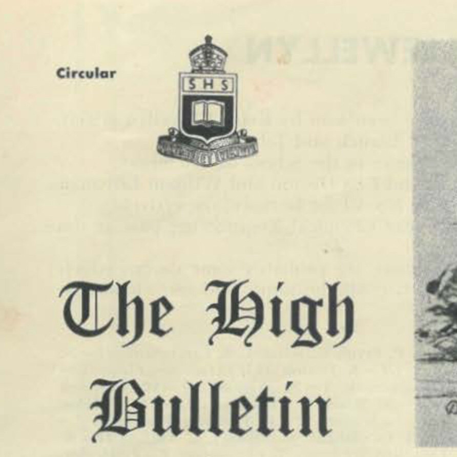 The High Bulletin 1957-1959