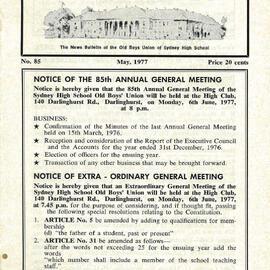 The High Bulletin, No 85, May 1977