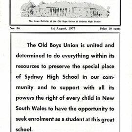 The High Bulletin, No 86, August 1977