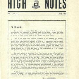 High Notes, Vol 1 No 3, June 1955