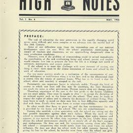 High Notes, Vol 1 No 6, May 1956