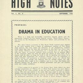High Notes, Vol 1 No 8, September 1956