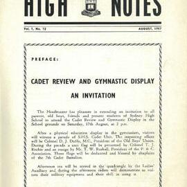 High Notes, Vol 1 No 12, August 1957