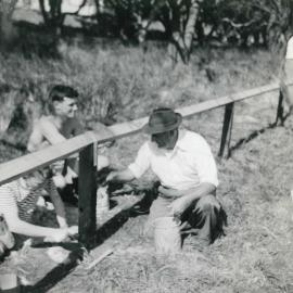 McKay Oval working bee, 29 September 1957