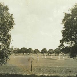 First Cricket Match at McKay Oval