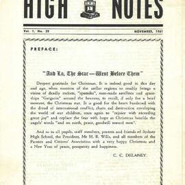 High Notes, Vol 1 No 28, November 1961